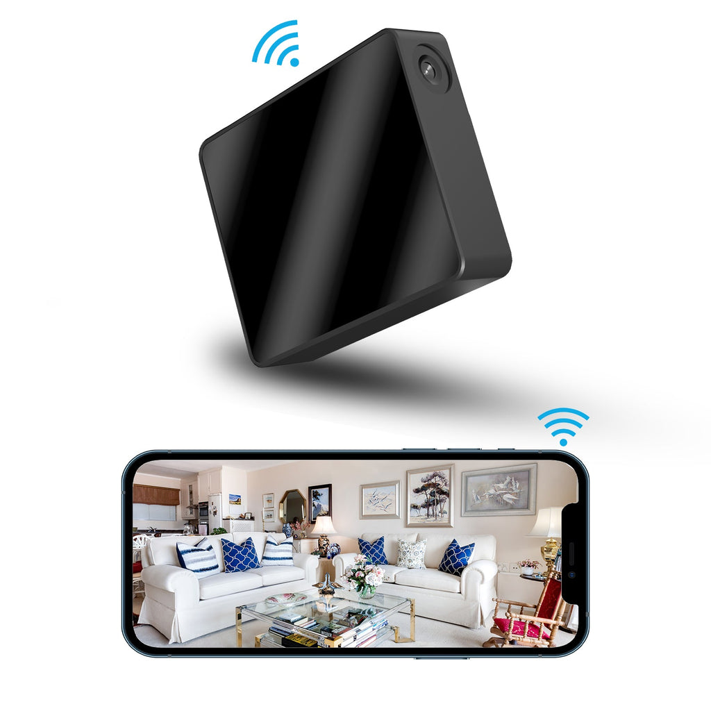 LIZVIE Wireless Small Home Camera with Motion Detection, Wireless APP Real Time View-M2 - Myhiddeneyes