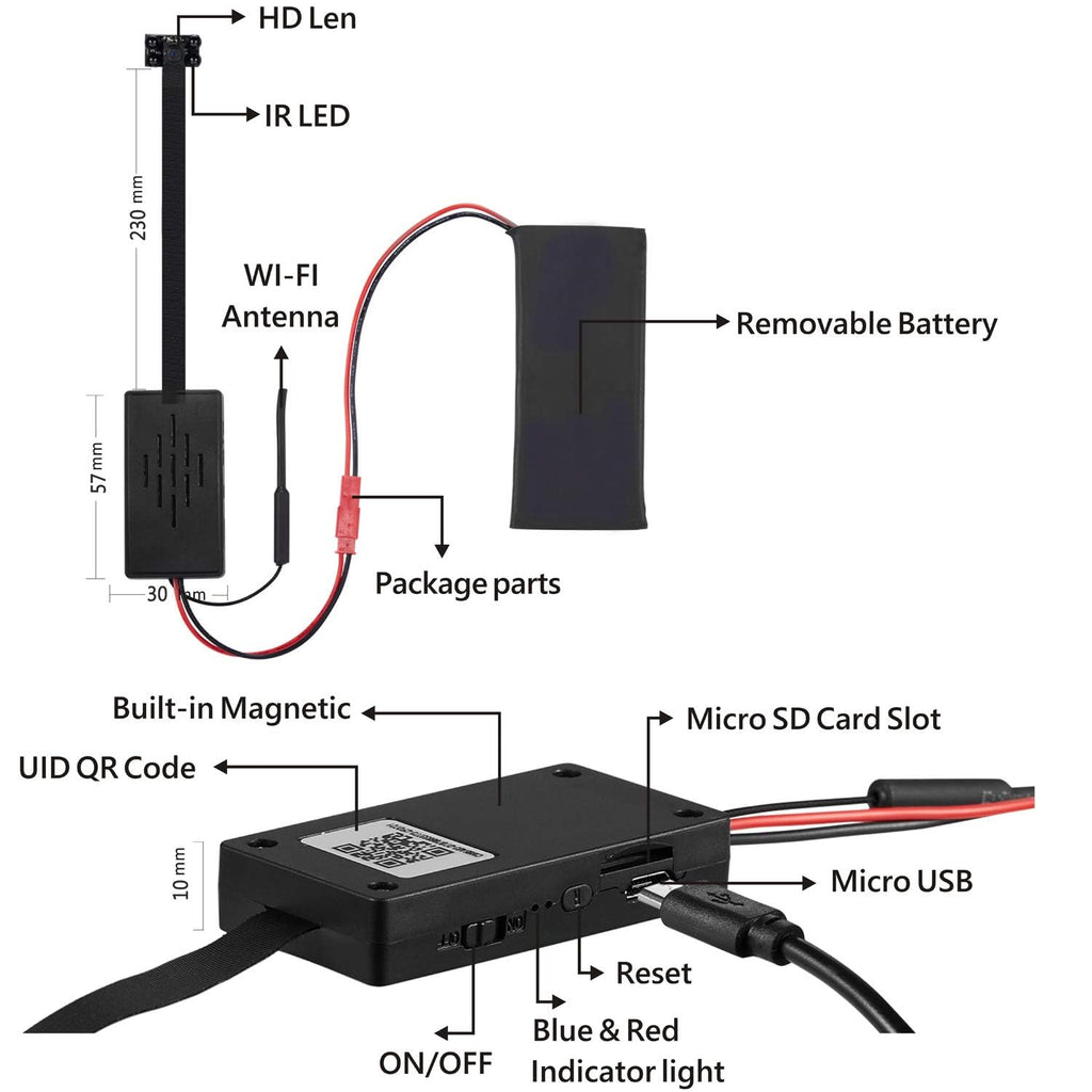 4K Wifi DIY Spy Camera - Myhiddeneyes