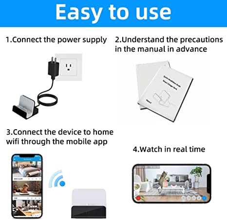 Phone Charger with 1080P Hidden Spy Camera - Myhiddeneyes